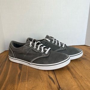 Women's Gray Vans Low Top Sneakers